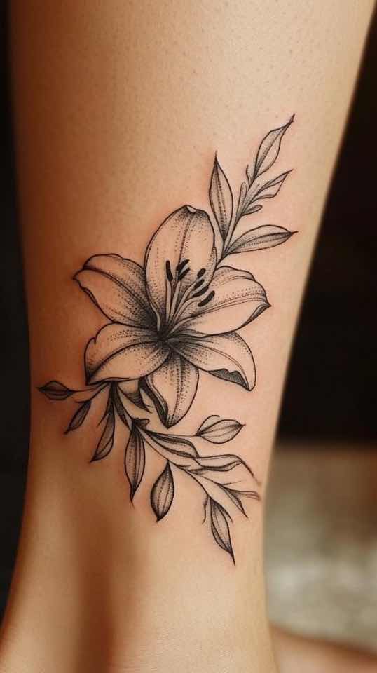 Leg Tattoo 